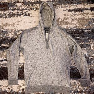 Diesel quarter-zip hooded sweatshirt, thermal